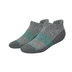 The Intramural Champ | Gray Stay Weird Heel Hammock™ Ankle Socks - Shinesty