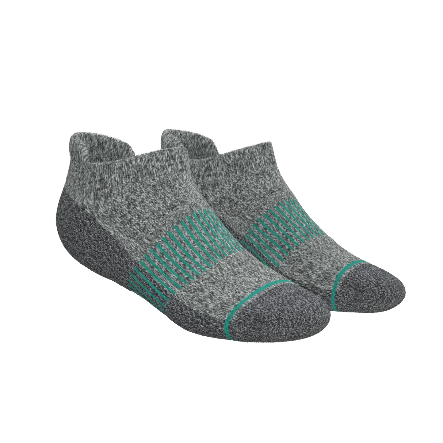 The Intramural Champ | Gray Stay Weird Heel Hammock™ Ankle Socks - Shinesty - Flyclothing LLC