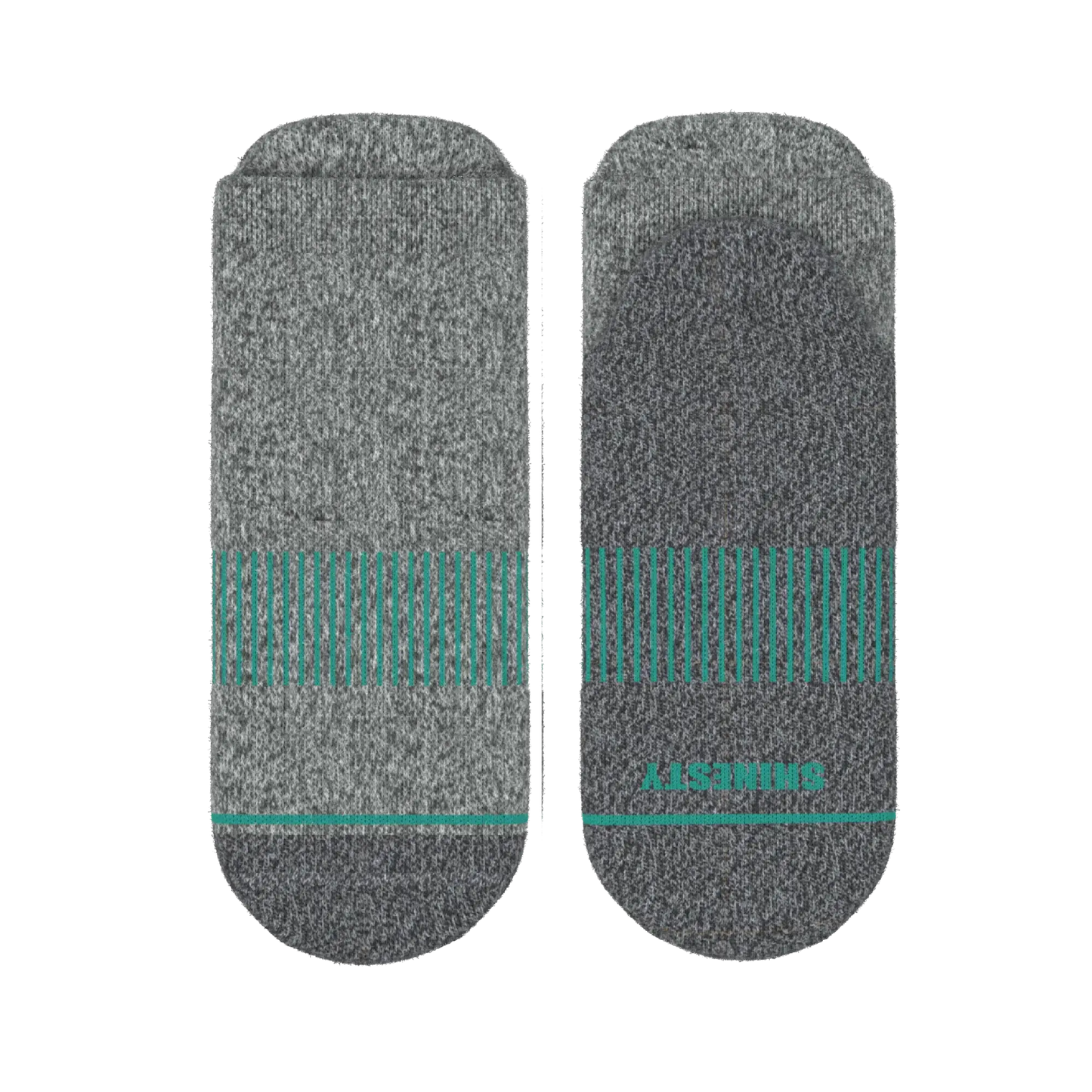 The Intramural Champ | Gray Stay Weird Heel Hammock™ Ankle Socks - Shinesty - Flyclothing LLC