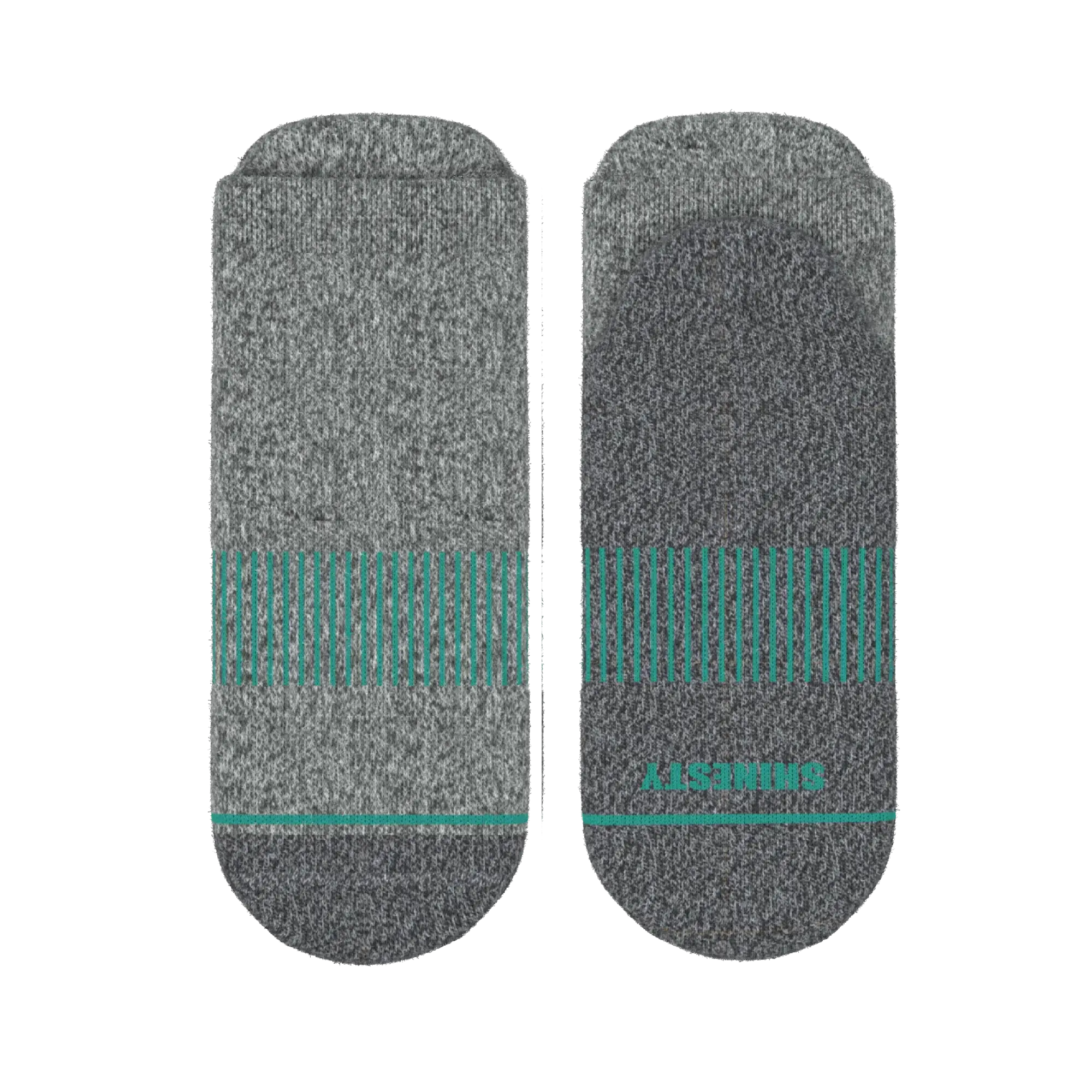 The Intramural Champ | Gray Stay Weird Heel Hammock™ Ankle Socks - Shinesty - Flyclothing LLC