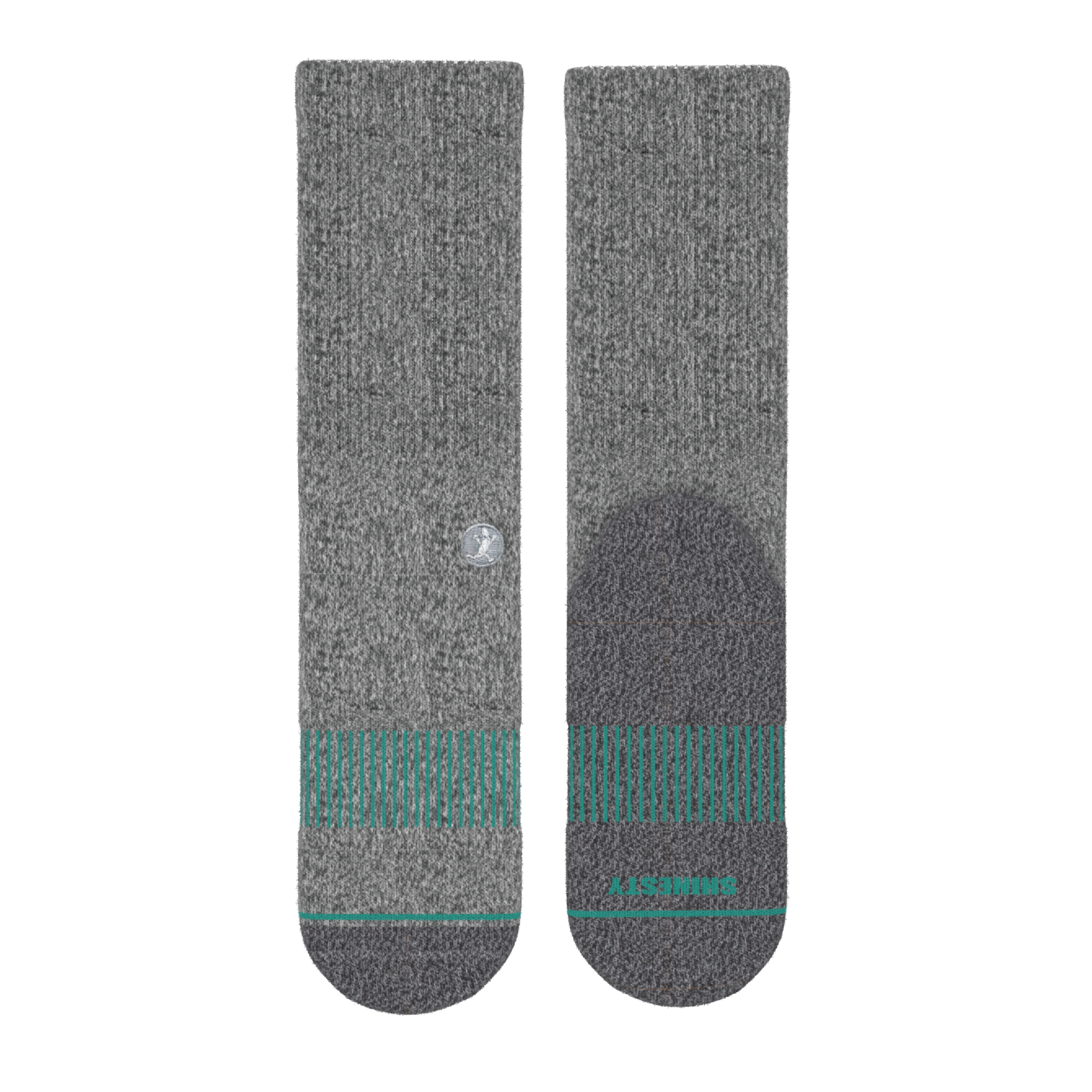 The Intramural Champ | Gray Stay Weird Heel Hammock™ Crew Socks