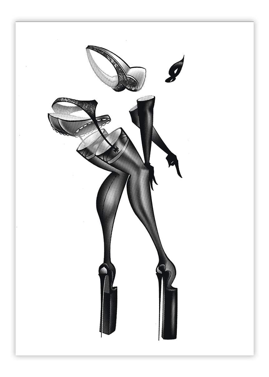 Black Market Art Company Invisible Girl Print - Black Market Art Company - Flyclothing LLC