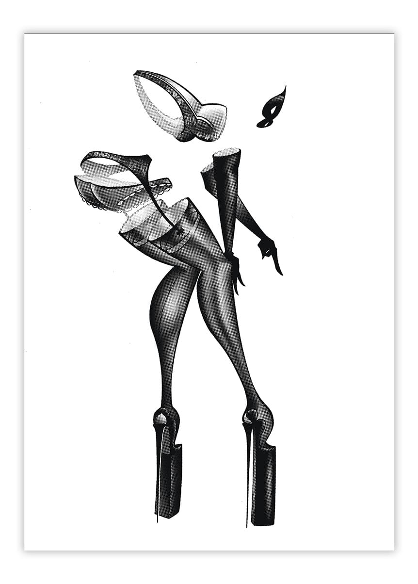 Black Market Art Company Invisible Girl Print