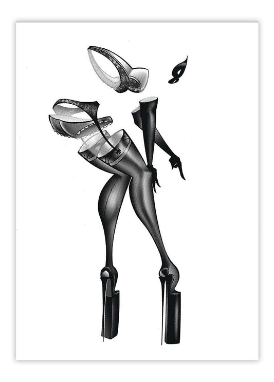 Black Market Art Company Invisible Girl Print - Black Market Art Company - Flyclothing LLC