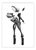 Black Market Art Company Invisible Girl Print