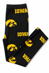 Iowa Black Tigerhawk Leggings - Mila & Rose ® - Flyclothing LLC