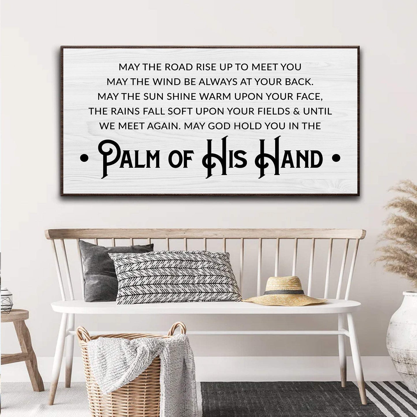 Irish Blessing Farmhouse Sign IV - Tailored Canvases - Flyclothing LLC