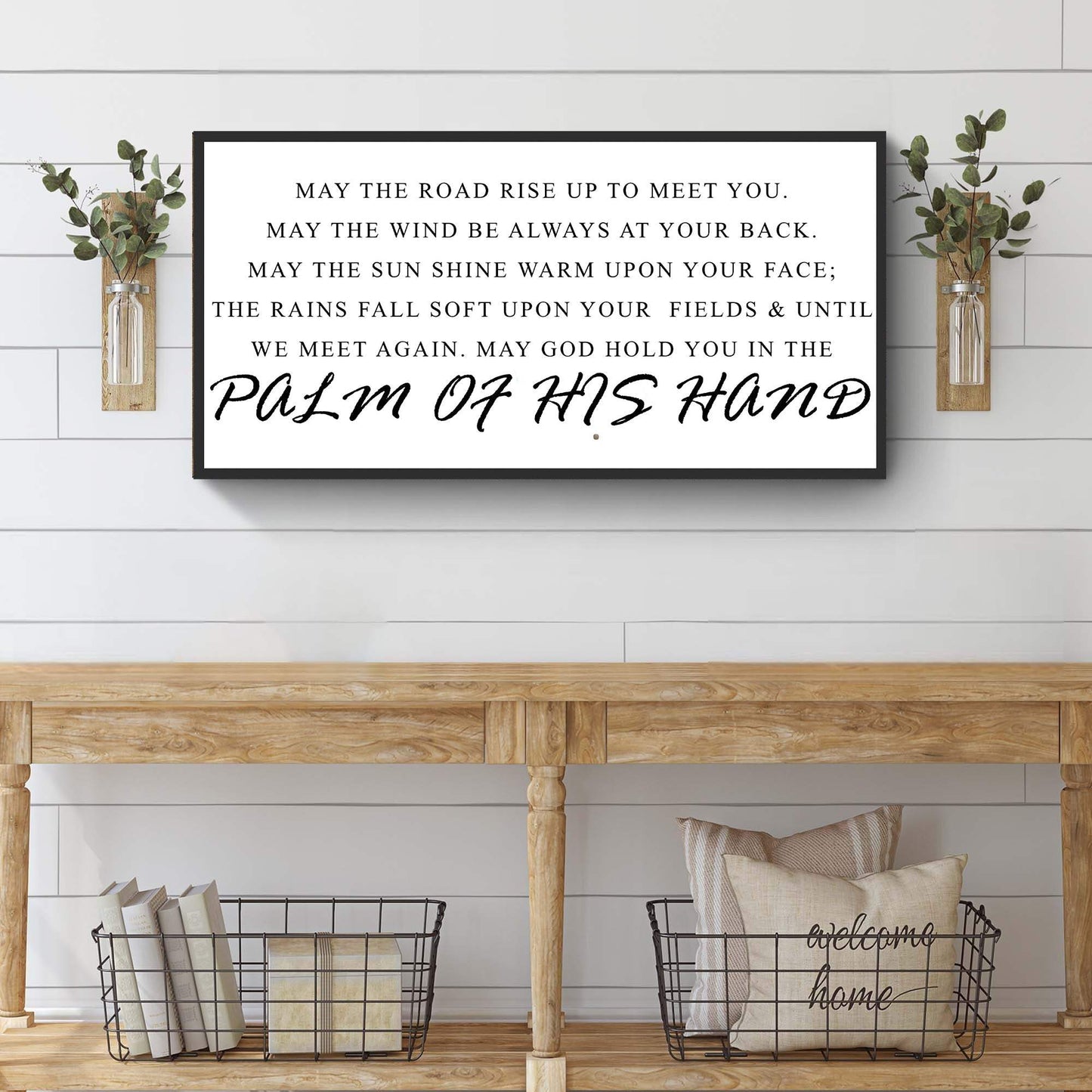 Irish Blessing Farmhouse Sign III - Tailored Canvases - Flyclothing LLC