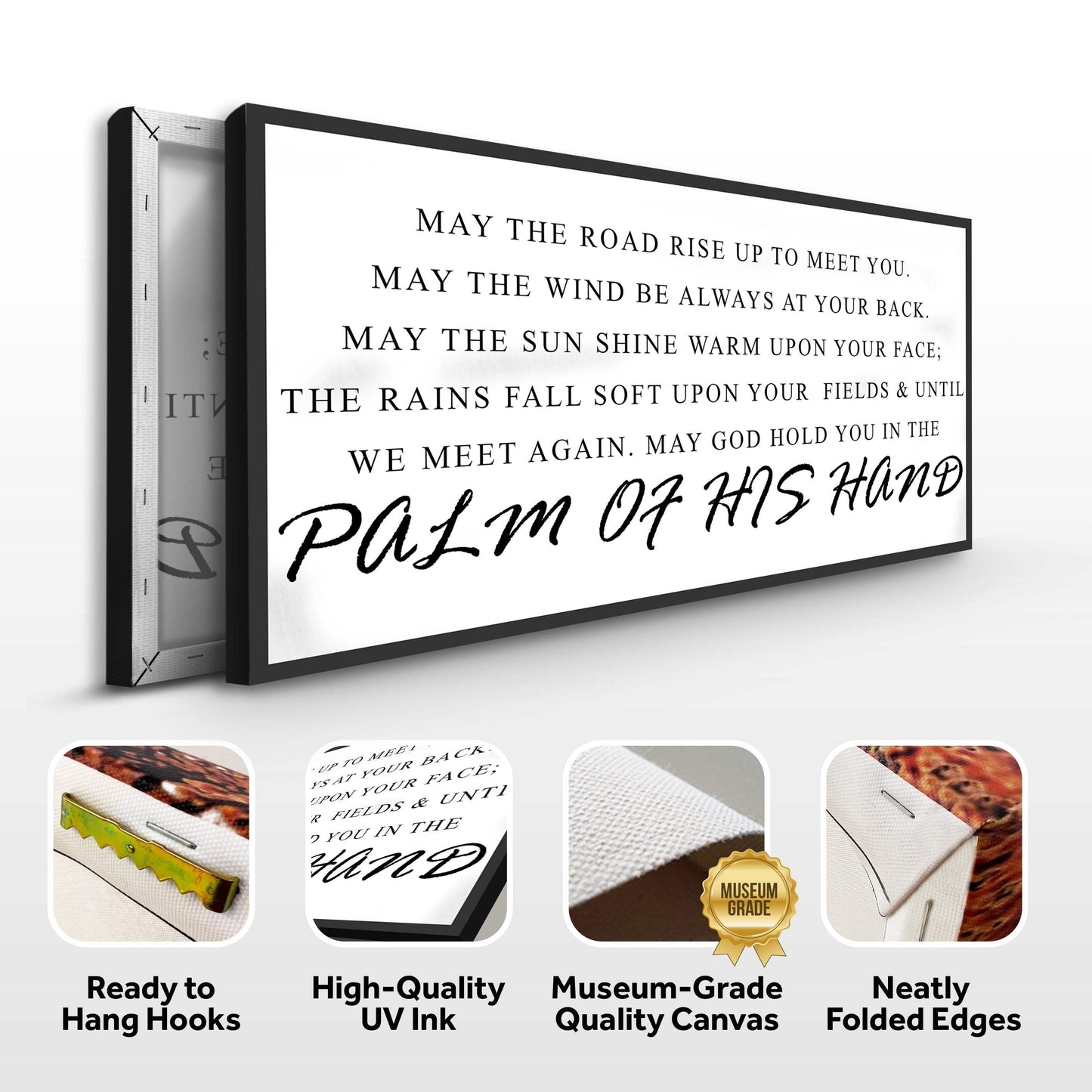 Irish Blessing Farmhouse Sign III - Tailored Canvases - Flyclothing LLC