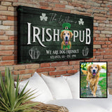 Irish Pub Dog Portrait Sign - Tailored Canvases - Flyclothing LLC