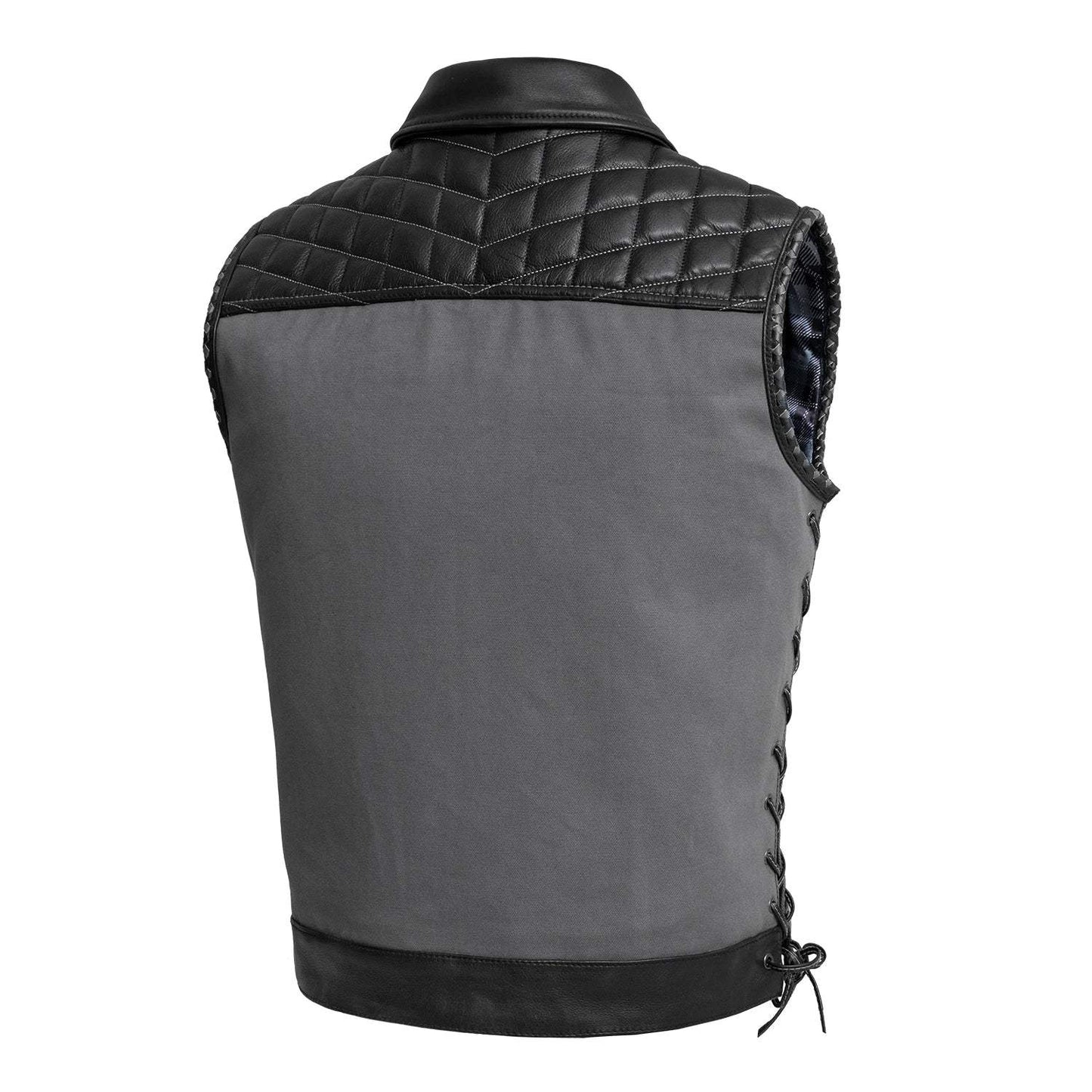 Iron Nomad Men's Leather Vest (Limited Edition) - First Manufacturing Company - Flyclothing LLC