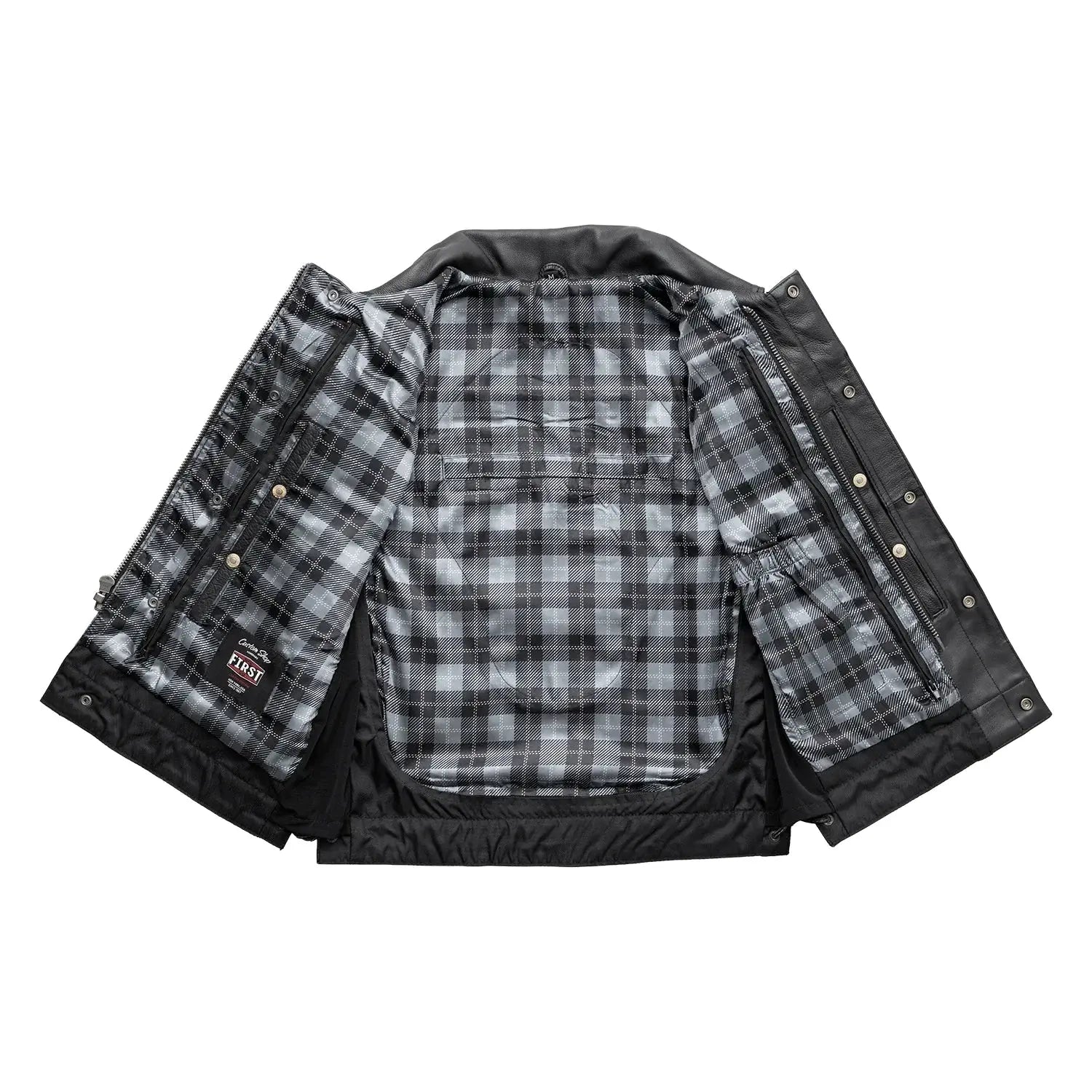 Iron Nomad Men's Leather Vest (Limited Edition) - First Manufacturing Company - Flyclothing LLC