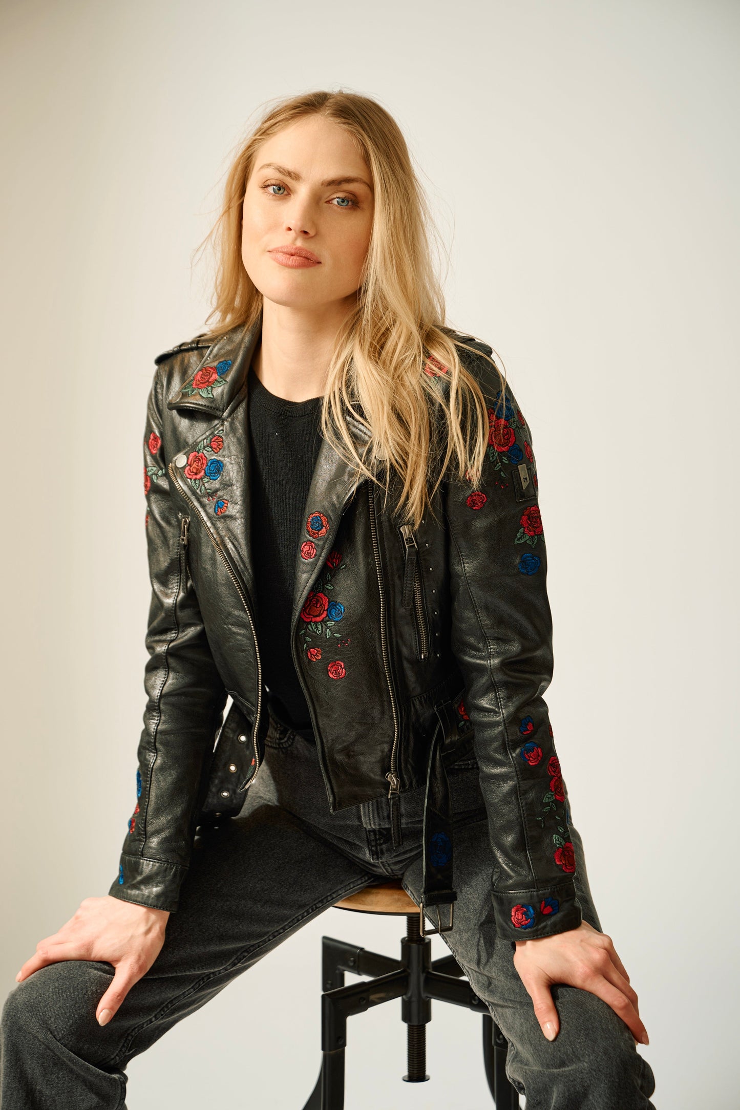 Isabella RF Leather Jacket