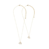 2PCS Enamel Elephant Pendant Moms and Kids Set Necklaces - Madeline Love - Flyclothing LLC