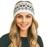 Aztec Pattern Ear Warmer Headband - Madeline Love - Flyclothing LLC