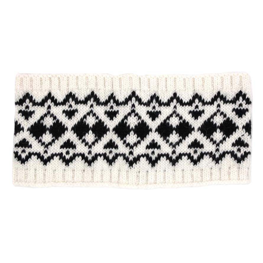 Aztec Pattern Ear Warmer Headband - Madeline Love - Flyclothing LLC
