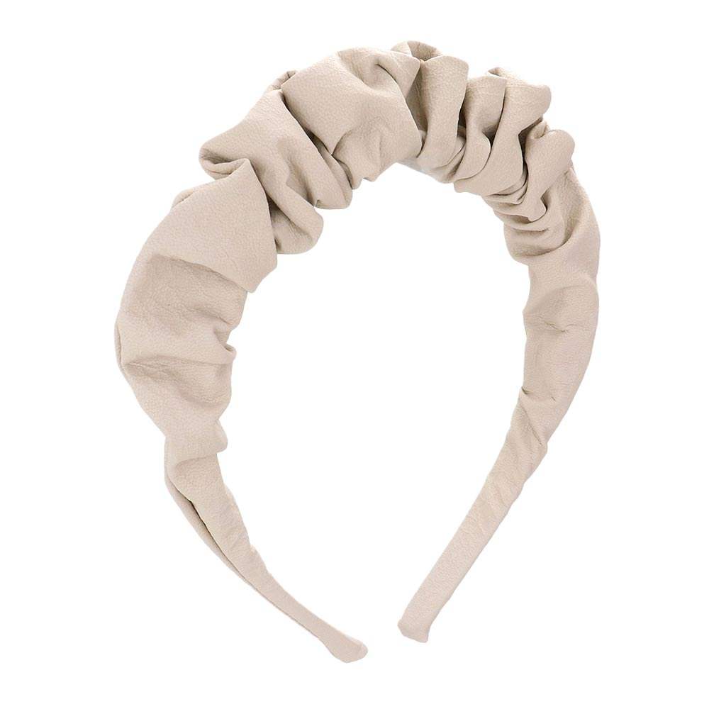 Beautiful Pleated Solid Headband - Madeline Love - Flyclothing LLC