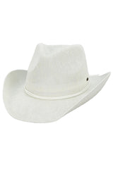 C.C Metallic Band Trim Cowboy Hat