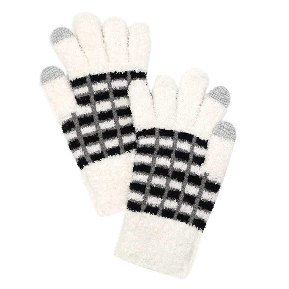 Cozy Colorblocked Smart Touch Gloves - Madeline Love - Flyclothing LLC