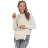 Faux Fur Tote Crossbody Bag - Madeline Love - Flyclothing LLC