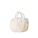 Faux Fur Tote Crossbody Bag - Madeline Love - Flyclothing LLC