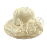 Flower Organza Dressy Hat - Madeline Love - Flyclothing LLC
