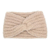 Fuzzy Twisted Headband Earwarmer Earmuff - Madeline Love - Flyclothing LLC