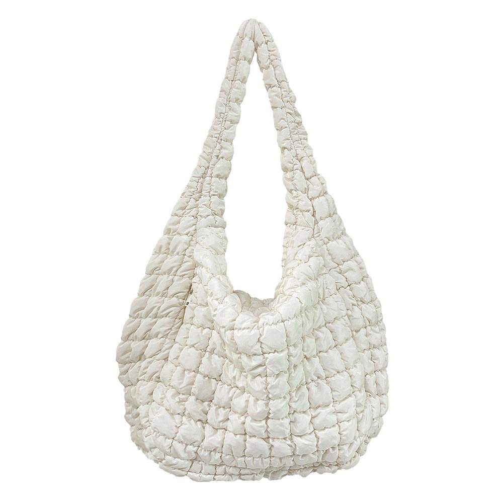 Oversized Quilted Puffer Shoulder Crossbody Bag Cloud Bag - Madeline Love - Flyclothing LLC