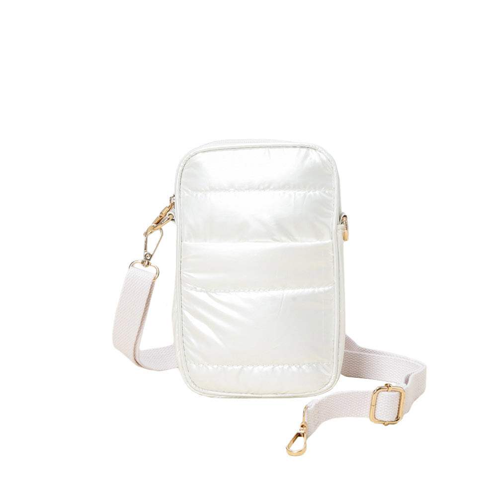 Puffer Rectangle Crossbody Bag - Madeline Love - Flyclothing LLC