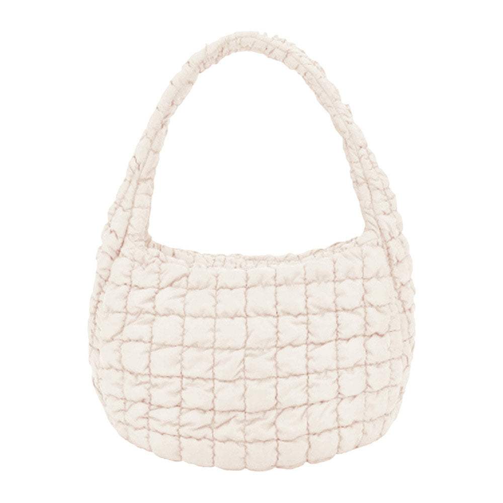 Quilted Puffer Shoulder Crossbody Bag - Madeline Love - Flyclothing LLC
