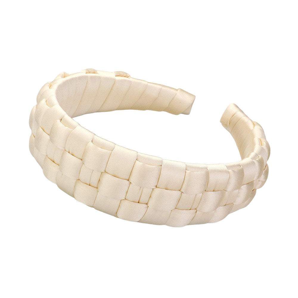 Satin Braided Headband - Madeline Love - Flyclothing LLC
