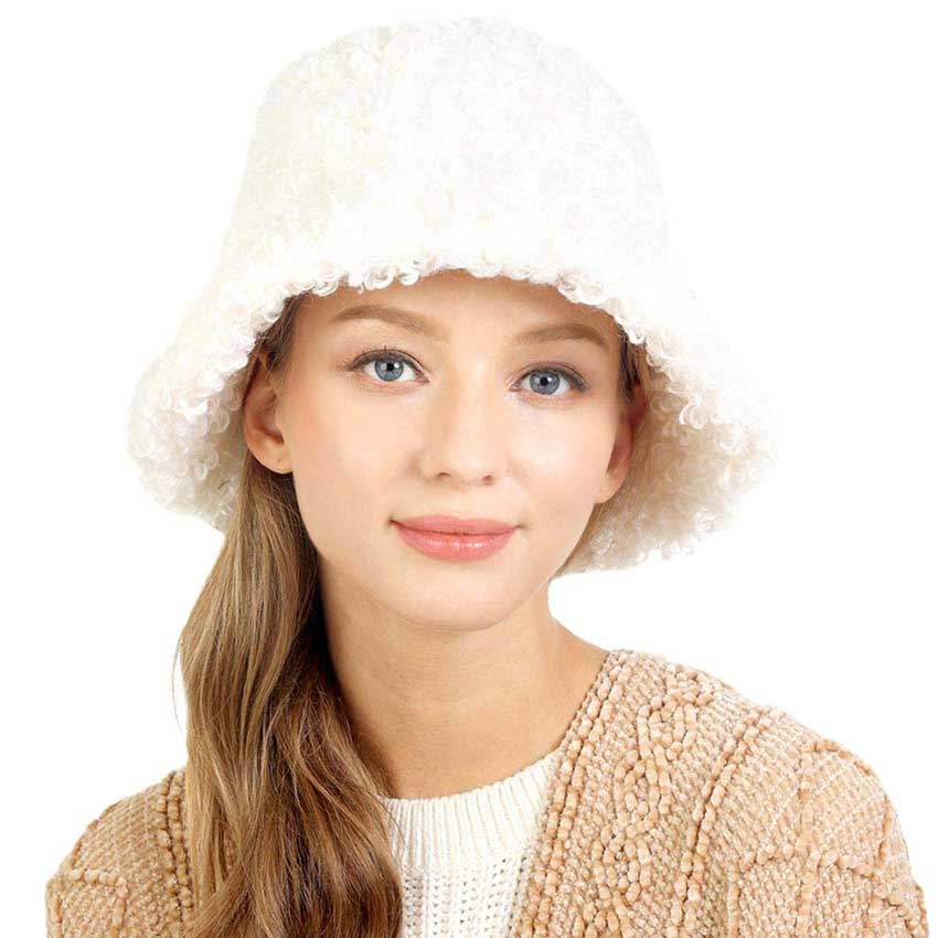 Sherpa Bucket Hat - Madeline Love - Flyclothing LLC