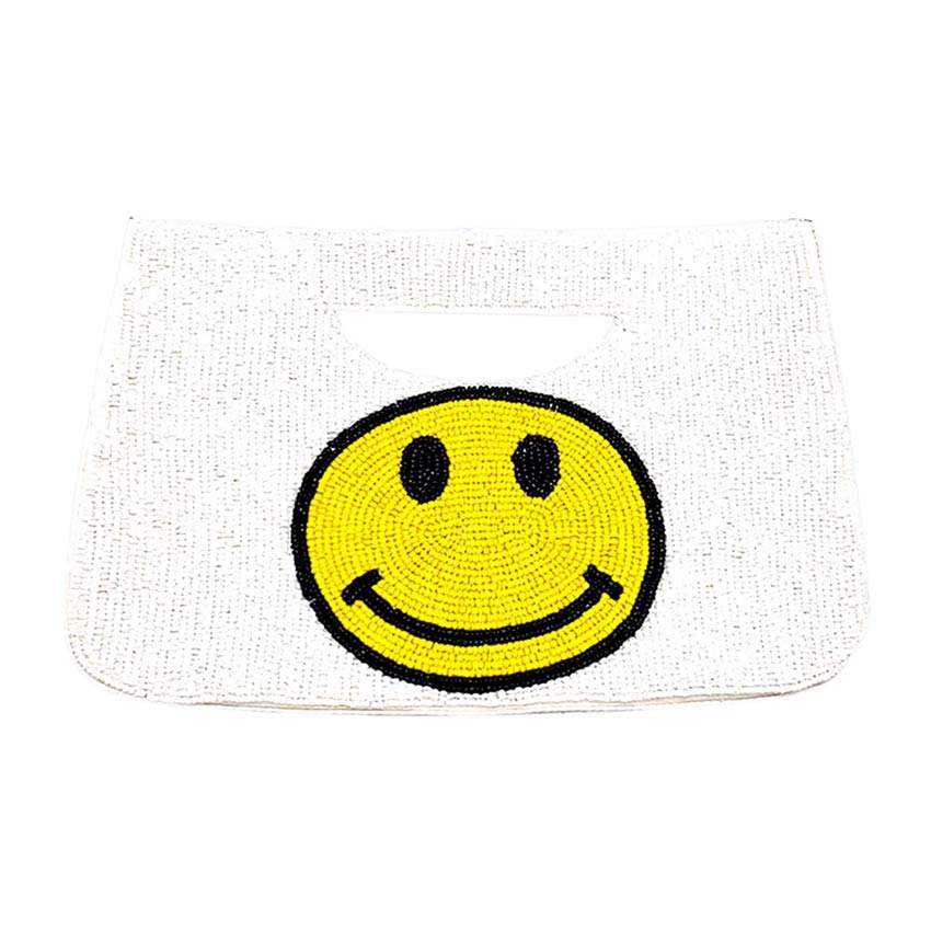 Smile Seed Beaded Tote Crossbody Bag - Madeline Love - Flyclothing LLC