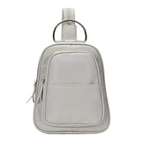 Solid Faux Leather Sling Bag - Madeline Love - Flyclothing LLC