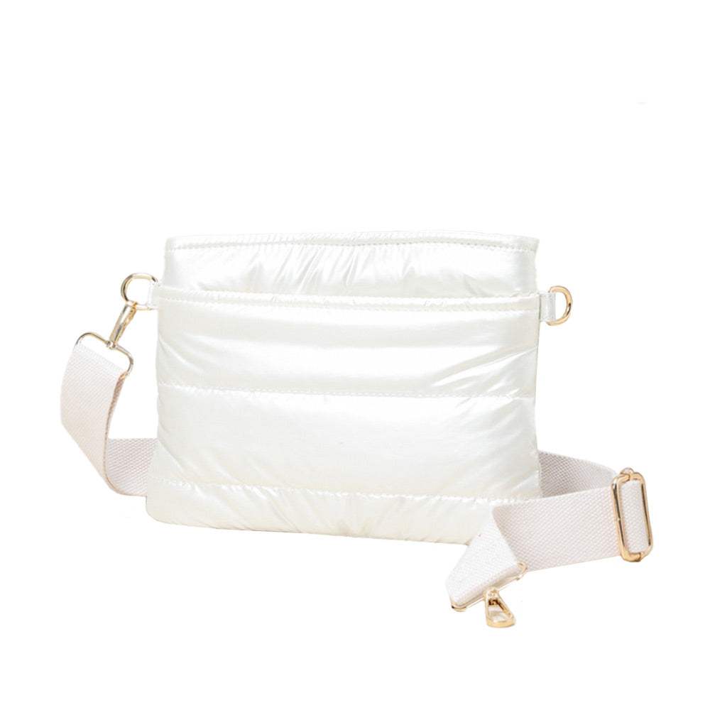 Solid Puffer Crossbody Bag - Madeline Love - Flyclothing LLC