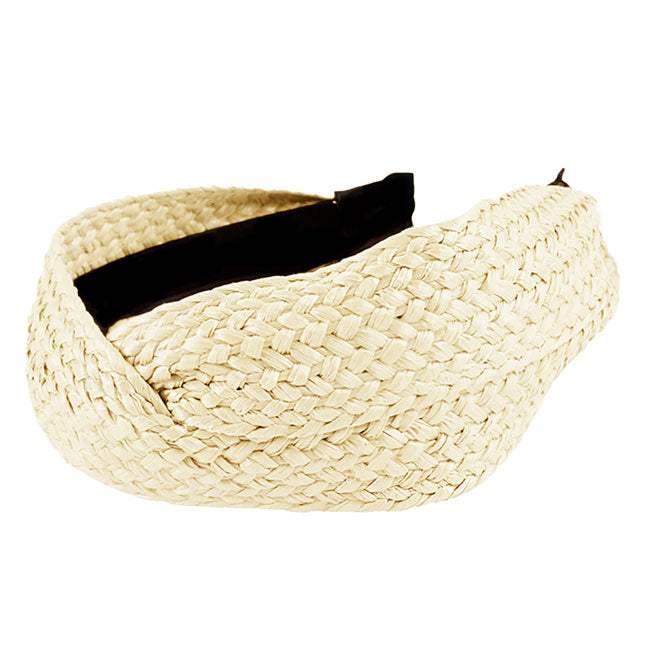 Straw Knot Headband - Madeline Love - Flyclothing LLC