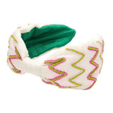 Zigzag Chevron Patterned Headband - Madeline Love - Flyclothing LLC