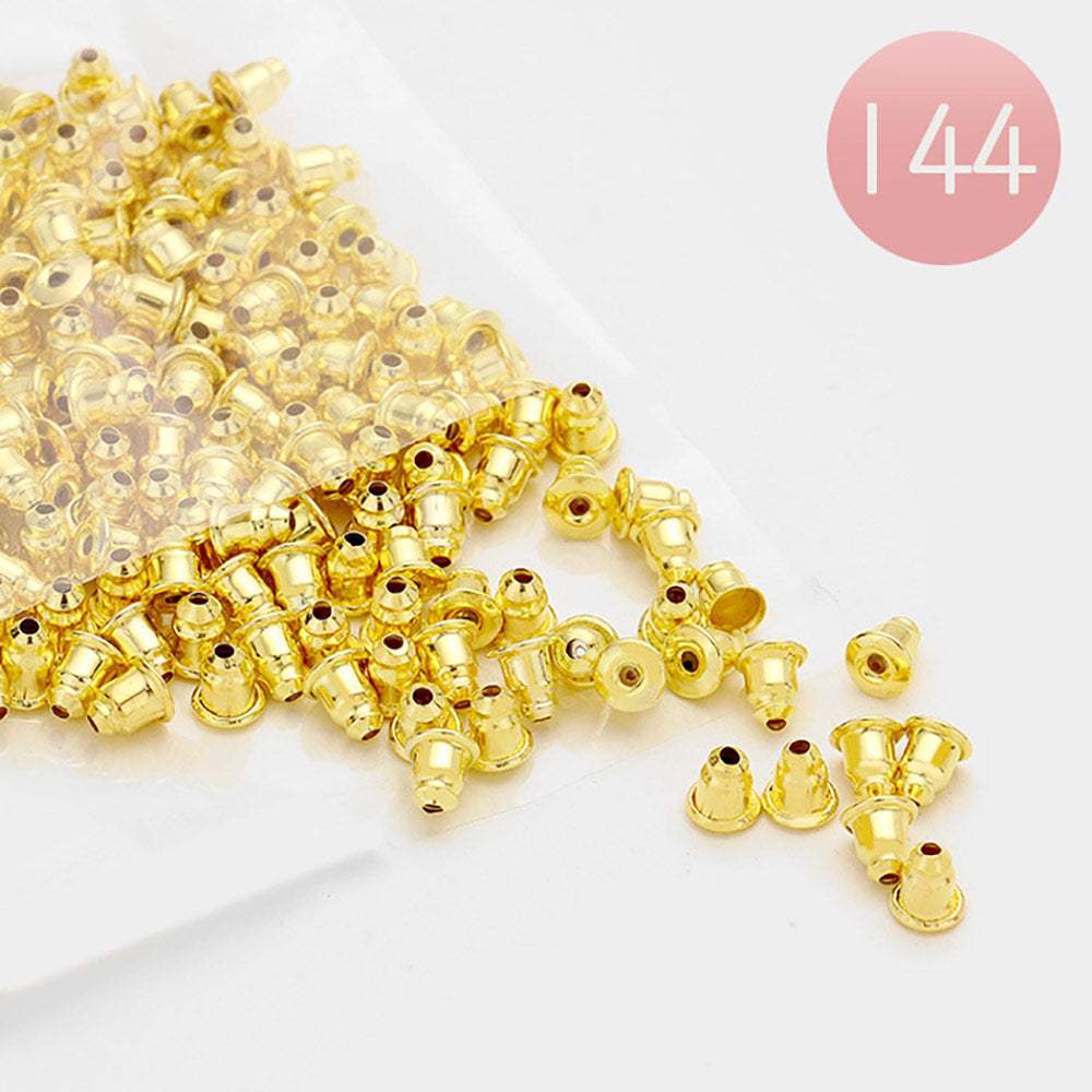 144PCS - Earring Bullet Clutch Backs - Madeline Love - Flyclothing LLC