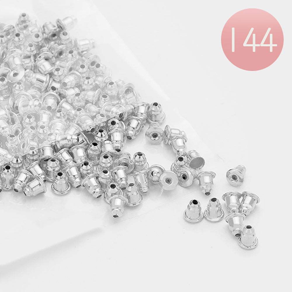 144PCS - Earring Bullet Clutch Backs - Madeline Love - Flyclothing LLC