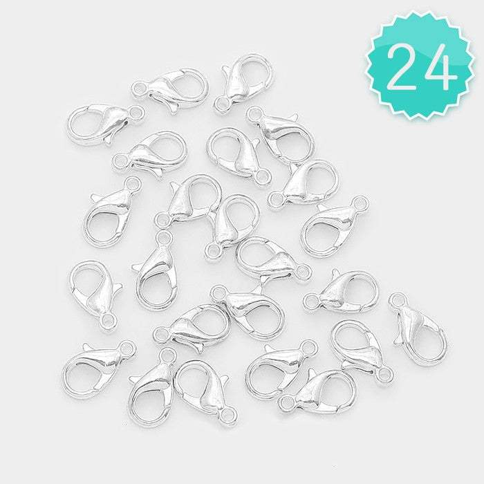 24 PCS - 10 mm Lobster Claw Clasps - Madeline Love - Flyclothing LLC
