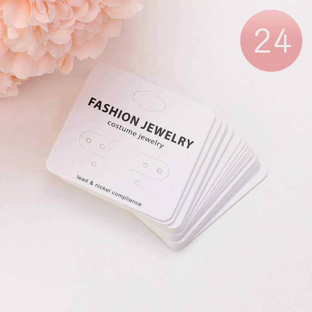 24PCS - Earring Jewelry Display Cards - Madeline Love - Flyclothing LLC