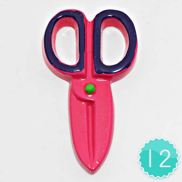 12 PCS - Scissors Resin Cabochons - Madeline Love - Flyclothing LLC