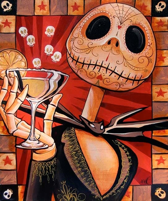 Black Market Art Company Jack Celebrates The Dead Print