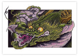 Black Market Art Company JB Dragon Print