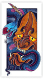 Black Market Art Company JB Snake and Hannya Print