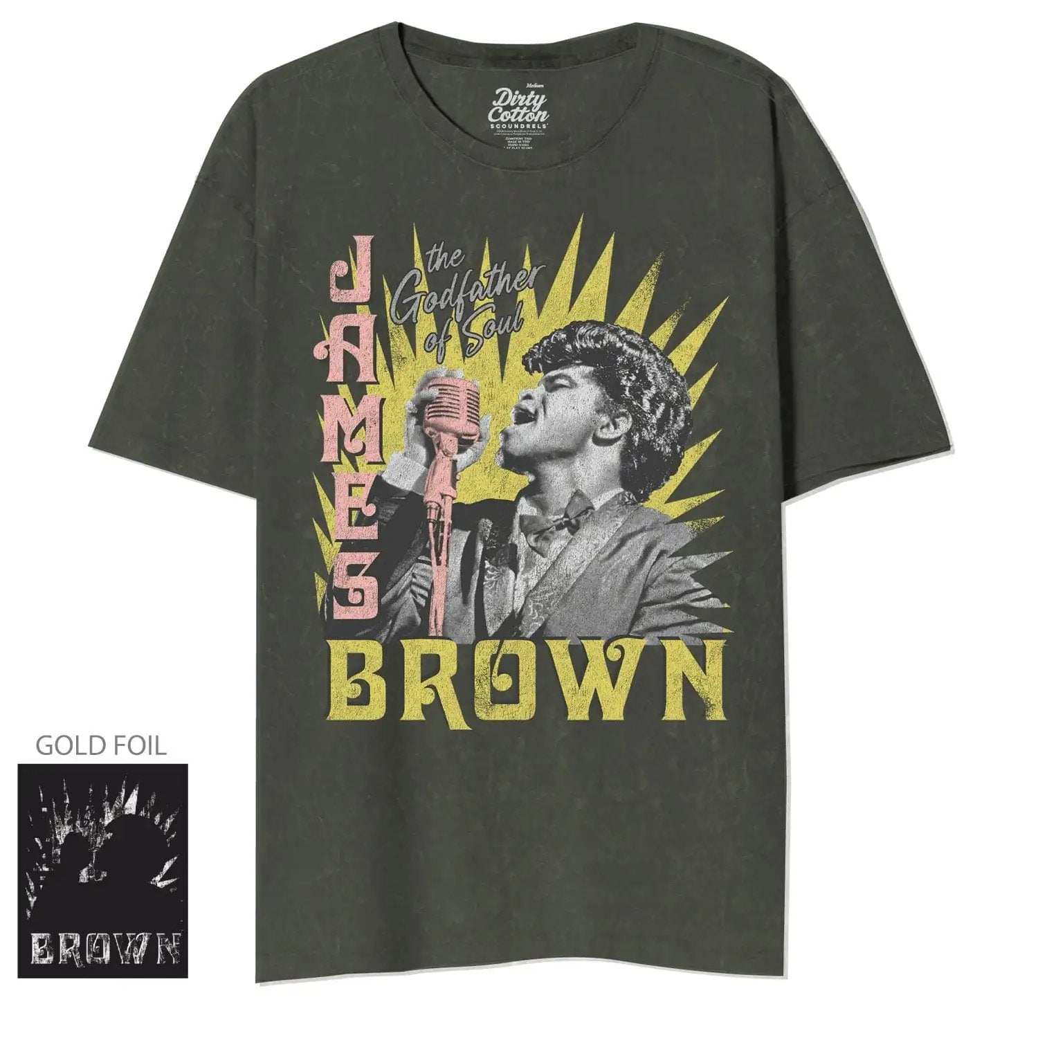 James Brown-On The Mic Unisex Tee - James Brown - Flyclothing LLC
