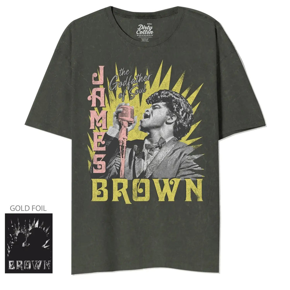 James Brown-On The Mic Unisex Tee - James Brown