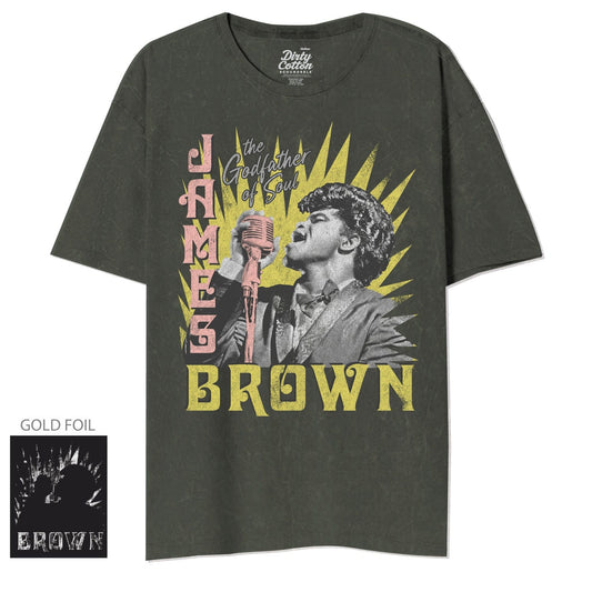 James Brown-On The Mic Unisex Tee - James Brown