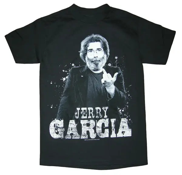 Jerry Garcia Finger T-Shirt Small - Grateful Dead - Flyclothing LLC