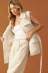 STORMY SKIES PUFFER VEST - Flying Tomato - Flyclothing LLC